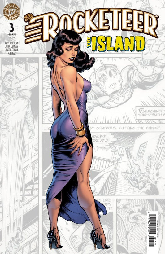 THE ROCKETEER: THE ISLAND #3 CVR B STEVENS