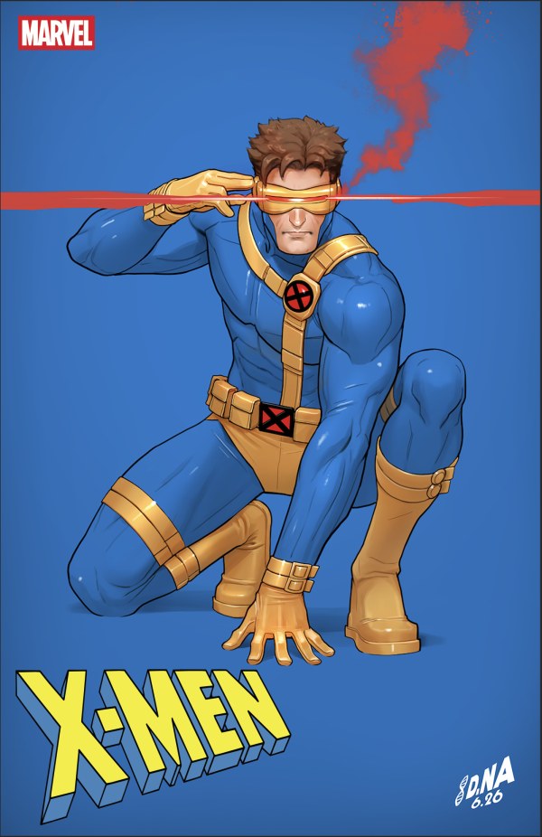 X-MEN #33 DAVID NAKAYAMA COLOR BLOCK BLUE VARIANT