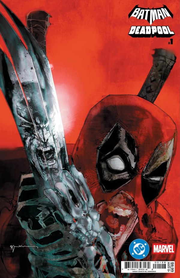 DC MARVEL BATMAN DEADPOOL #1 (ONE SHOT) CVR Q BILL SIENKIEWICZ VAR