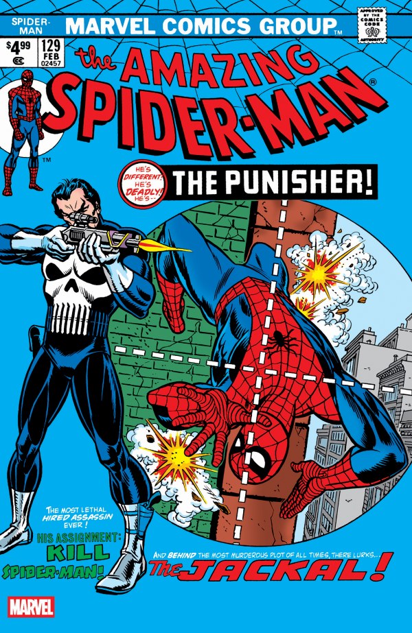 AMAZING SPIDER-MAN #129 FACSIMILE EDITION BLUE FOIL VAR [NEW PRINTING 2]