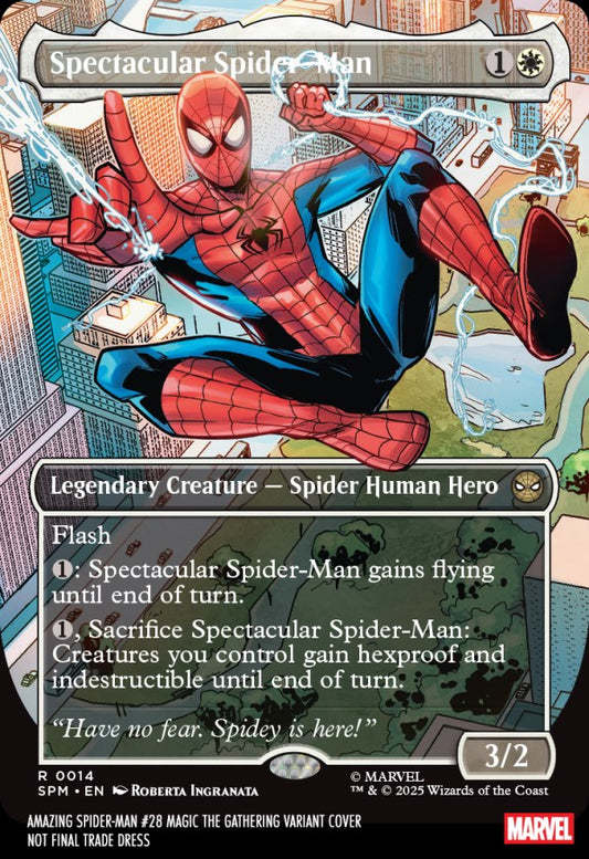 AMAZING SPIDER-MAN #28 ROBERTA INGRANATA MAGIC: THE GATHERING VAR