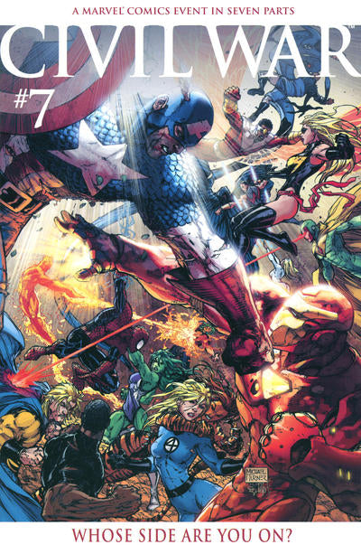 CIVIL WAR #7 FACSIMILE EDITION MICHAEL TURNER FOIL VAR