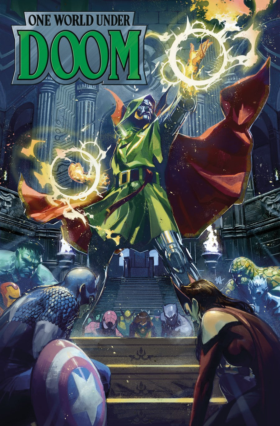 One World Under Doom Omnibus Ben Harvey Cover (HC)