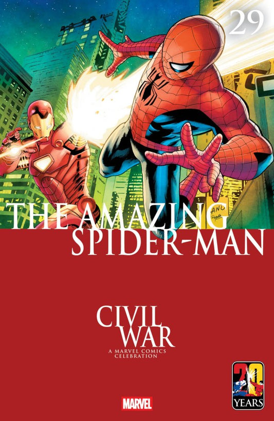 AMAZING SPIDER-MAN #29 GREG LAND CIVIL WAR CELEBRATION VAR
