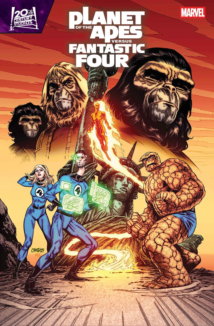 PLANET OF THE APES VS. FANTASTIC FOUR #3 CORY SMITH VAR