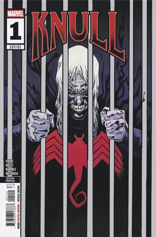 KNULL #1 MIKE WALSH 2ND PRINTING VAR