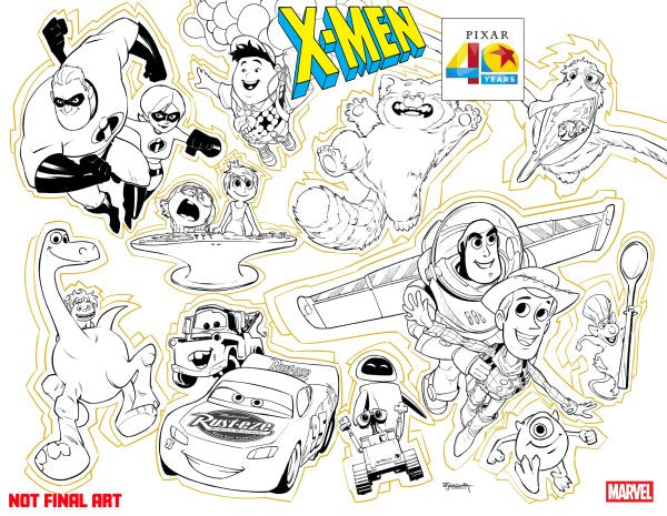 X-MEN #37 STEVEN SEGOVIA PIXAR 40TH VAR