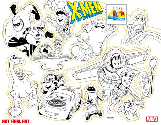 X-MEN #37 STEVEN SEGOVIA PIXAR 40TH VAR