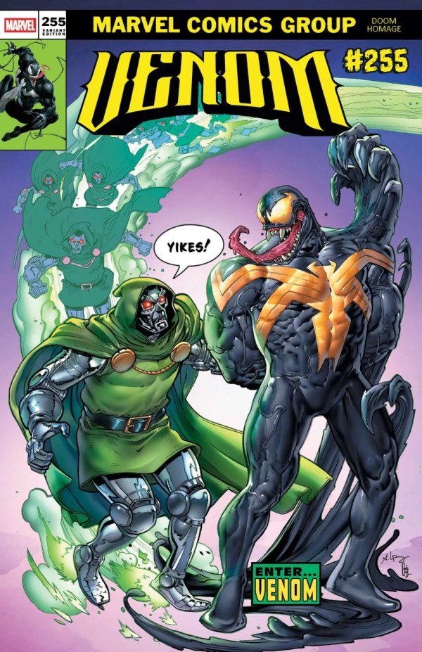 VENOM #255 ANDREI BRESSAN DOOM HOMAGE VAR