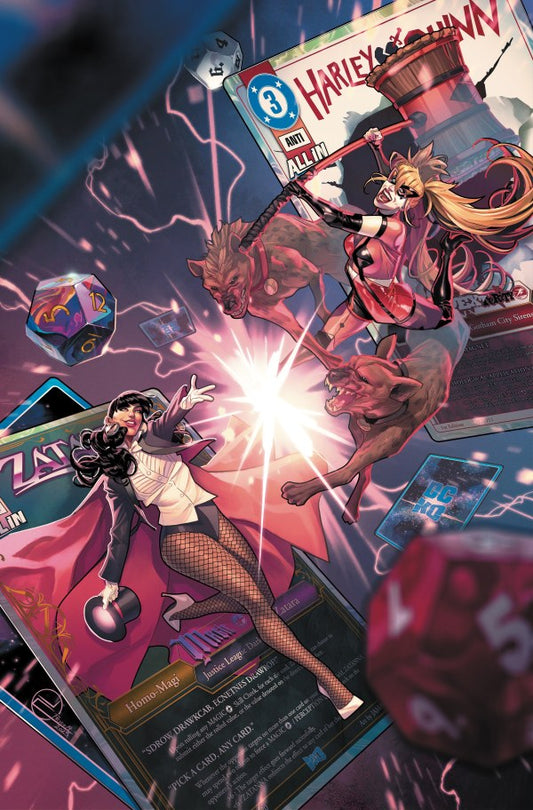 DC K.O. HARLEY QUINN VS ZATANNA  # 1 (ONE SHOT) CVR C JAMAL CAMPBELL CARD STOCK VAR