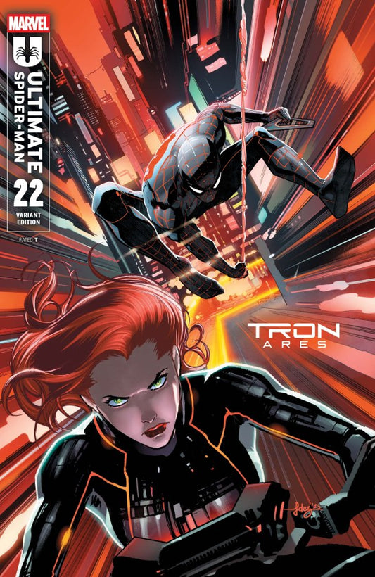 ULTIMATE SPIDER-MAN #22 JAVIER FERNANDES TRON: ARES VAR