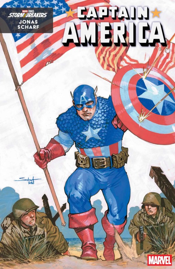 CAPTAIN AMERICA #16 JONAS SCHARF ART STYLE VARIANT