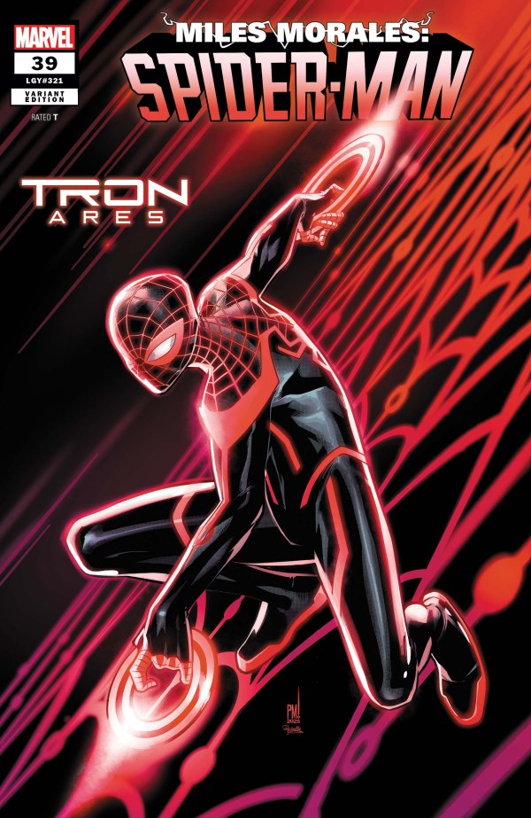 MILES MORALES: SPIDER-MAN #39 PACO MEDINA TRON: ARES VAR