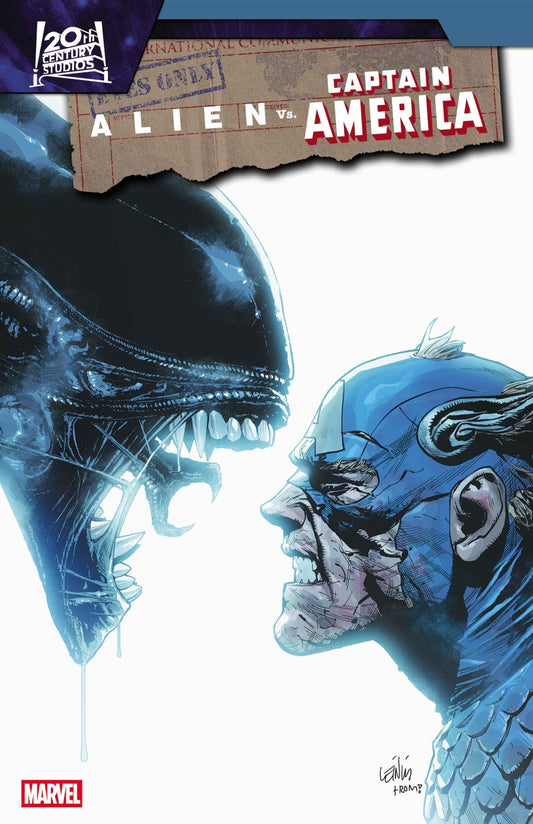 ALIEN VS. CAPTAIN AMERICA #4  MAIN CVR