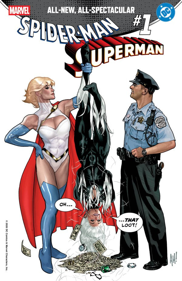 MARVEL/DC: SPIDER-MAN/SUPERMAN #1 ADAM HUGHES VAR
