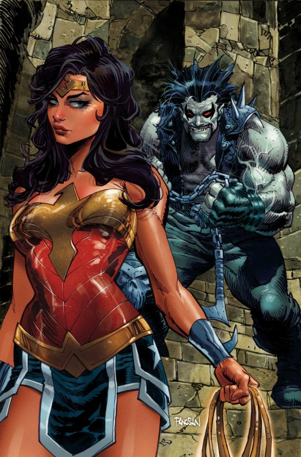 DC K.O. WONDER WOMAN VS LOBO #1 (ONE SHOT) CVR B DAN PANOSIAN CARD STOCK VAR