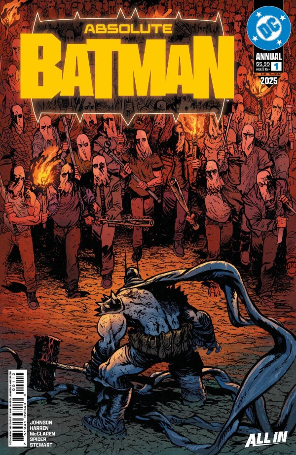 ABSOLUTE BATMAN 2025 ANNUAL #1 (ONE SHOT) SECOND PRINTING CVR A DANIEL WARREN JOHNSON