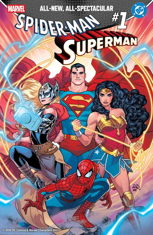 MARVEL/DC: SPIDER-MAN/SUPERMAN #1 RUSSELL DAUTERMAN VAR
