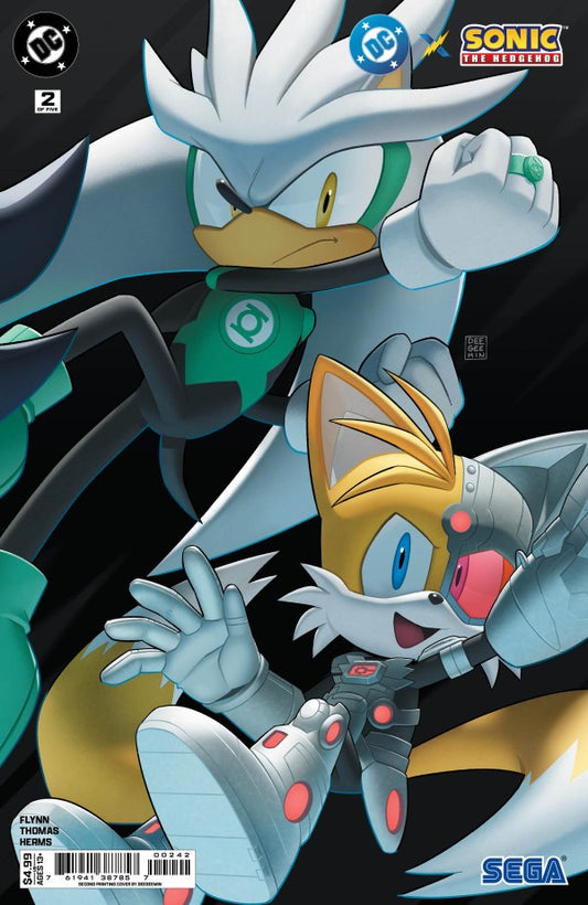 DC X SONIC THE HEDGEHOG #2 (OF 5) Second Printing Deegeemin Connecting