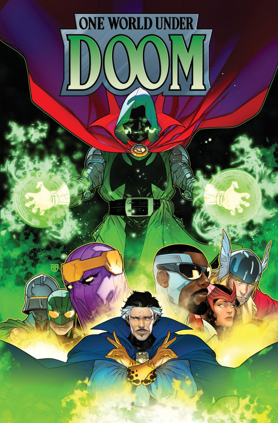 One World Under Doom Omnibus R.B. Silva Cover [DM Only] (HC)