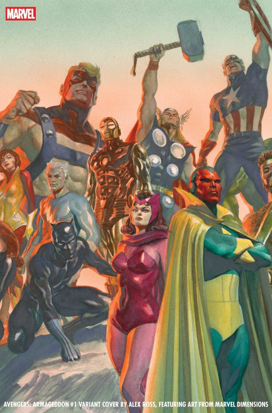 AVENGERS: ARMAGEDDON #1 ALEX ROSS MARVEL DIMENSIONS VAR