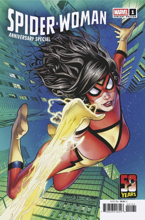 SPIDER-WOMAN 50TH ANNIVERSARY SPECIAL #1 GREG LAND VAR