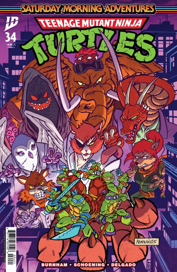 TEENAGE MUTANT NINJA TURTLES: SATURDAY MORNING ADVENTURES #34 CATALAN VAR