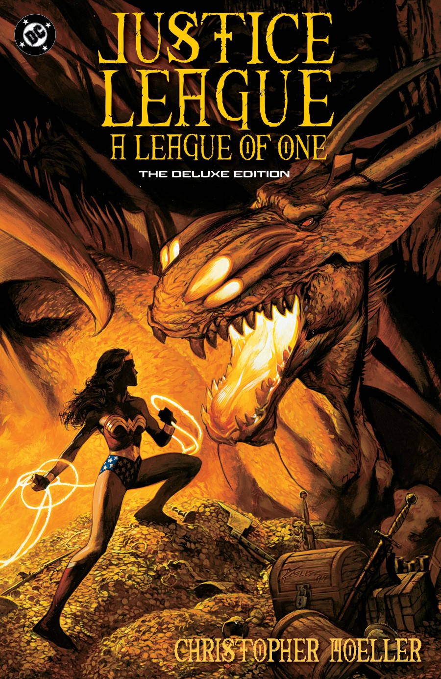 JLA A LEAGUE OF ONE DELUXE EDITION (HC)