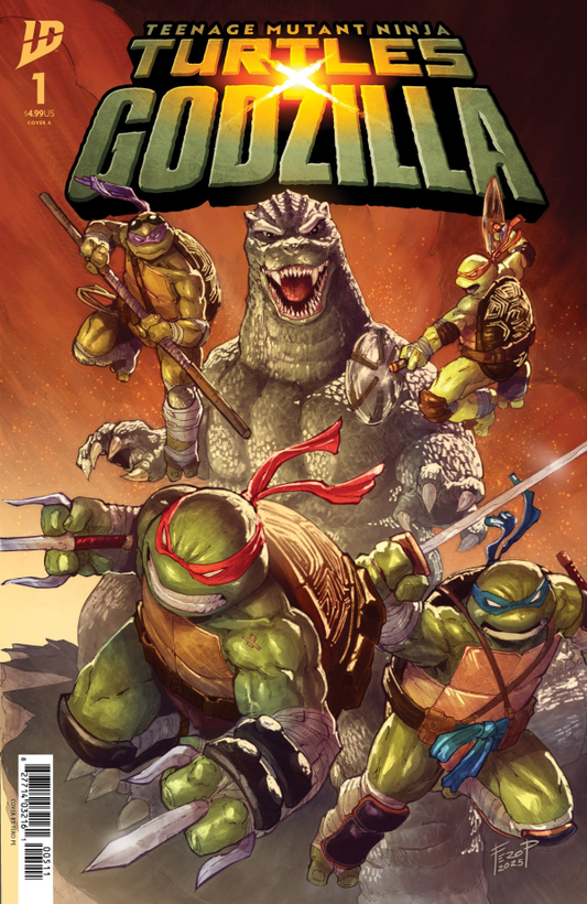 TEENAGE MUTANT NINJA TURTLES X GODZILLA #1 CVR A