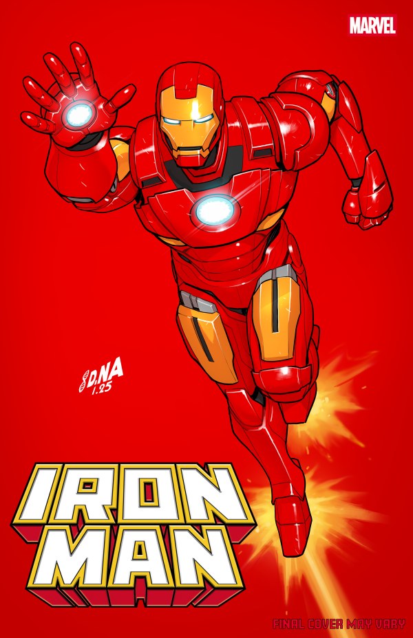 IRON MAN #2 DAVID NAKAYAMA COLOR BLOCK RED VAR