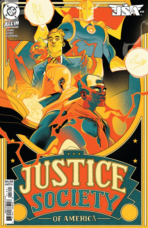 JSA #18 CVR B MATT TAYLOR CARD STOCK VAR