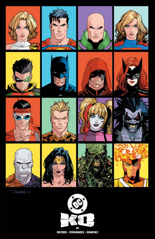 DC K.O. #1  CVR H DAN MORA BRACKET WRAPAROUND CARD STOCK VAR