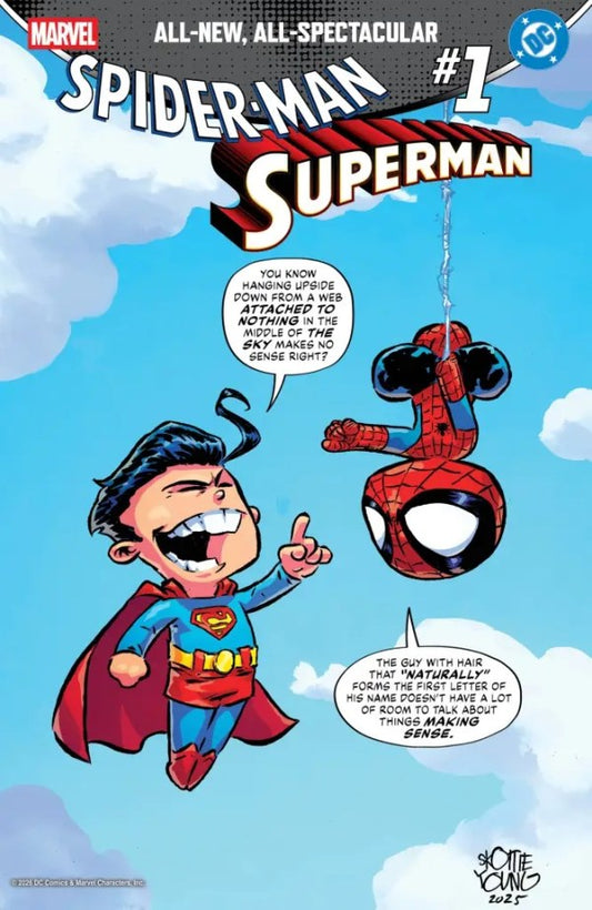 MARVEL/DC: SPIDER-MAN/SUPERMAN #1 SKOTTIE YOUNG VAR