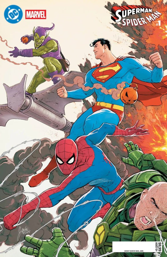 DC MARVEL SUPERMAN SPIDER-MAN #1 (ONE-SHOT) CVR J MIKEL JANIN VAR