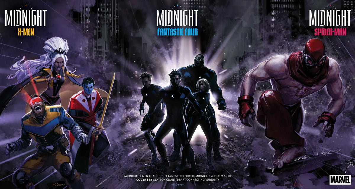 MARVEL MIDNIGHT #1 TRILOGY CLAYTON CRAIN CONNECTING VAR (SET OF 3)