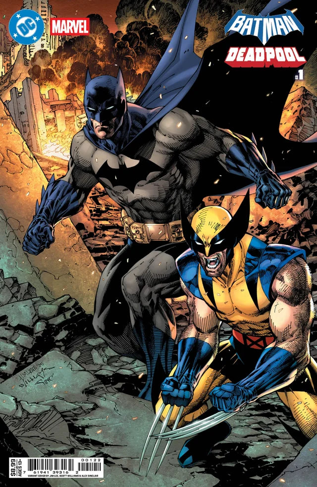 DC MARVEL BATMAN DEADPOOL #1 (ONE SHOT) CVR K JIM LEE VAR
